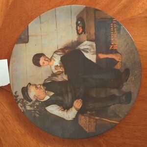 Rare collectible Norman Rockwell plate. 1979 "The Lighthouse Keepers Daughter"